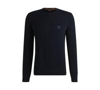 BOSS Hommes Kanovano S Pull Regular en Coton et Cachemire avec Patch logoté