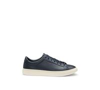 BOSS Hommes Kieran Tenn Baskets en Cuir grainé avec Semelle en Gomme