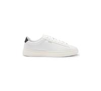 BOSS Hommes Kieran Tenn Baskets en Cuir Lisse à Lacets et Logos