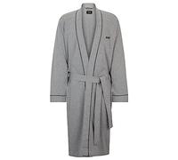 BOSS Hommes Kimono BM Peignoir en jersey de coton avec logo brodé