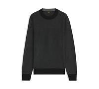 BOSS Hommes Klapok Pull en Coton mélangé à la Structure Bicolore