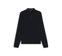 BOSS Hommes Lancione Pull Regular Fit en Laine Vierge avec col Polo