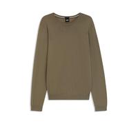 BOSS Hommes Leno-P Pull Slim en Laine mérinos