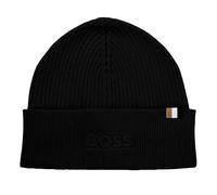 BOSS Hommes Magico R Bonnet à Logo brodé en Laine et Coton