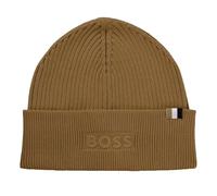 BOSS Hommes Magico R Bonnet à Logo brodé en Laine et Coton