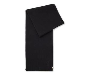 BOSS Hommes Magico R Écharpe en coton mélangé côtelé avec logo brodé