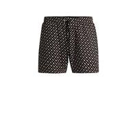 BOSS Hommes Manu New Short de Bain entièrement doublé en Tissu à séchage Rapide à imprimé Monogramme