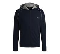 Sweatshirt à capuche BOSS Small Logo Full Zip bleu marine. - S