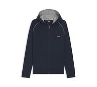BOSS Hommes Mix&Match Jacket H Sweat à capuche zippé en coton stretch avec logo brodé