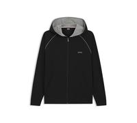 Boss Men's Mixmatch Zipped Hoodie, Full-Zip Closure Noir 001 XL Male