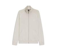 BOSS Hommes Mix&Match Jacket Z Veste zippée en coton stretch avec passepoils contrastants