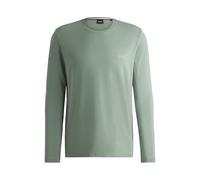 BOSS Hommes Mix&Match LS-Shirt R T-Shirt en Coton Stretch à Logo brodé