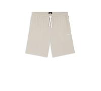 BOSS Short en coton stretch à logo brodé - Style Mix&Match Short CW, 50515314 Gris chiné S