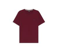 BOSS T-shirt en coton stretch à logo brodé - Style Mix&Match T-Shirt R, 50515312 Rouge sombre L