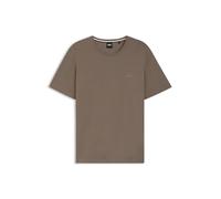 BOSS T-shirt Regular en coton stretch à logo brodé - Style Mix&Match T-Shirt R, 50515312 Marron L