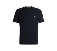 BOSS Hommes Momentum Lite T-Shirt Actif en Coton mélangé aux Structures mélangées