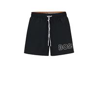 BOSS Hommes Mooneye Short de Bain à séchage Rapide avec Logo contouré