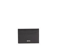 BOSS Hommes New Crosstown Cardc. Porte-Cartes en Cuir grainé avec Logo métallique
