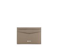 BOSS Hommes New Crosstown Cardc. Portefeuille en Cuir Souple avec Garnitures en métal Poli