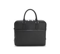 Hugo Boss Porte-documents Crosstown cuir de vache grainé noir Homme