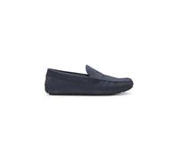 BOSS Hommes Noel Mocc Mocassins en Cuir Nubuck avec Semelle à Picots