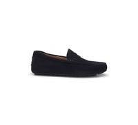 Hugo Boss Mocassins Noel_Mocc_sdpeb cuir suédé finition penny Homme Bleu 46