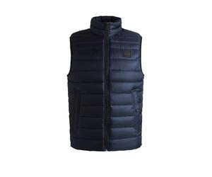 BOSS Hommes Odeno1 Veste sans Manches Slim déperlante avec Patch Logo
