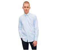BOSS Chemise Slim en coton structuré haute performance - Style P-HANK-s-kent-C1-222, 50480109 bleu clair 41