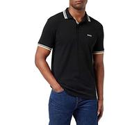 BOSS Paddy Polo en piqué de coton avec logo contrastant - Style Paddy, 50469055 Noir XXL
