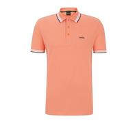 Boss Paddy Short Sleeve Polo Orange L Homme