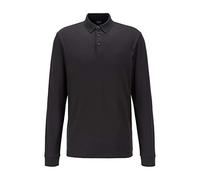 BOSS Hommes Pado 11 Polo à Manches Longues en Coton Interlock