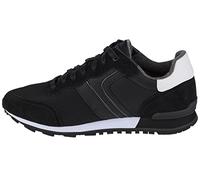 BOSS Hommes Parkour Runn Baskets inspirées des Chaussures de Course en Cuir suédé et Mesh