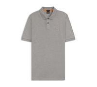 BOSS Polo Slim en coton stretch à patch logo - Style Passenger, 50507803 Gris chiné M