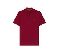 BOSS Polo Slim Fit en coton stretch à patch logo - Style Passenger, 50507803 Rouge XL