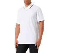 BOSS Hommes Passertip Polo Slim en piqué de Coton Stretch délavé