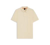 BOSS Hommes Passertip Polo Slim Fit en Coton Stretch à Patch Logo