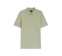 BOSS Hommes Passertip Polo Slim Fit en Coton Stretch à Patch Logo