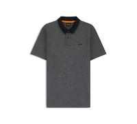 BOSS Polo en piqué de coton avec logo imprimé - Style PeoxfordNew, 50507814 Gris sombre XXXL