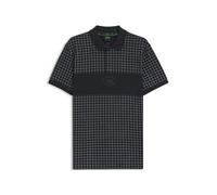 BOSS Polo Regular en coton Pima léger à carreaux - Style Polo Check GL, 50544478 Bleu foncé S