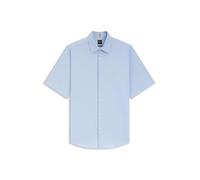 Hugo Boss Chemise Rash_2_M Regular en coton Oxford doux lavé manches courtes bleu clair L