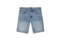 BOSS Hommes Re.Maine Shorts BO Short Maine en Denim Stretch Bleu