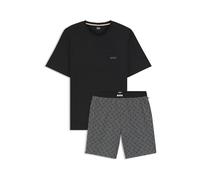 BOSS Hommes Relax Short Set Ensemble Pyjama Deux pièces en Coton