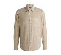 BOSS Hommes Relegant 6 Chemise Regular en Velours côtelé de Coton