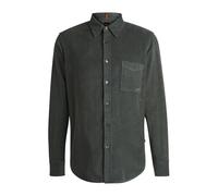 BOSS Hommes Relegant 6 Chemise Regular en Velours côtelé de Coton à Poche plaquée