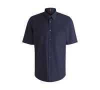 BOSS Hommes Relegant 6-Short Chemise Regular en Popeline de Coton