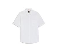 BOSS Hommes Relegant 6-Short Chemise Regular en Popeline de Coton