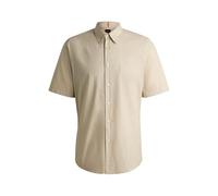 BOSS Hommes Relegant 6-Short Chemise Regular en Popeline de Coton