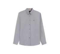 BOSS Hommes Rickert M Chemise Regular en Coton avec col à Pointes boutonnées