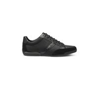 Hugo Boss Baskets Hommes Saturn Lowp – mélange de matières, similicuir et cuir suédé