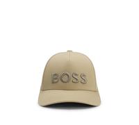 BOSS Casquette en twill de coton à logo brodé - Style Seth-Boss, 50556418 Beige pcs.